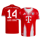 Bayern Mnichov LUIS DÍAZ #14 Domácí Fotbalový dres 2025/26 - Verze pro hráče