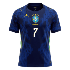 Pánské Brazil VINI JR. #7 Pryč Fotbalový dres Mistrovství světa 2026