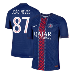 PSG JOÃO NEVES #87 Domov Fotbalový dres 2025/26 - verze pro hráče