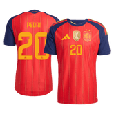 Spain PEDRI #20 Domov Fotbalový dres Mistrovství světa 2026 Champion Edition - verze pro hráče