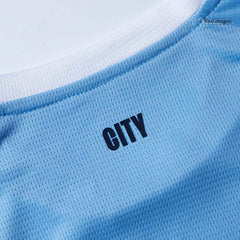 Manchester City Kids' Home Kit (Shirt + Shorts) 2025/26