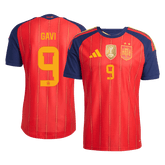 Spain GAVI #9 Domov Fotbalový dres Mistrovství světa 2026 Champion Edition - verze pro hráče