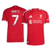Liverpool WIRTZ #7 Home Football Shirt 2025/26 – Player Version