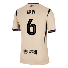 Barcelona GAVI #6 Away Football Shirt 2025/26 UCL - Player Version