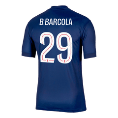 PSG B.BARCOLA #29 Men's Home Football Jersey 2025/26