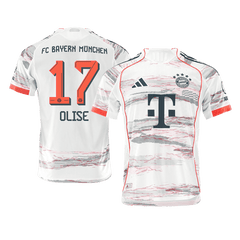 Bayern Munich OLISE #17 Pryč Fotbalový dres 2025/26 - verze pro hráče