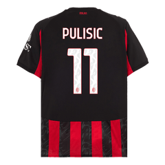 Pánský domácí fotbalový dres AC Milán PULISIC #11 2025/26