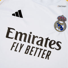 Real Madrid Home Long Sleeve Men's Football Jersey 2025/26