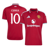 Pánské Manchester United CUNHA #10 Domov Fotbalový dres 2026/27 - UCL