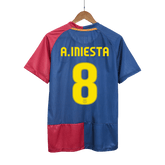 Barcelona A.INIESTA #8 Domácí Retro fotbalový dres 2008/09 - finále UCL