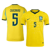 Brazil CASEMIRO #5 Domov Fotbalový dres Mistrovství světa 2026 - verze pro hráče