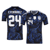 Pánské Argentina E. FERNÁNDEZ #24 Pryč Fotbalový dres Mistrovství světa 2026