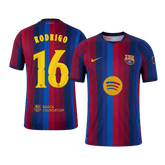 Barcelona RODRIGO #16 Domov Fotbalový dres 2026/27 - verze pro hráče - UCL