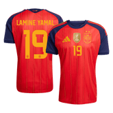 Spain LAMINE YAMAL #19 Domov Fotbalový dres Mistrovství světa 2026 Champion Edition - verze pro hráče