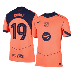 Barcelona ROONY #19 Třetí pryč Fotbalový dres 2025/26 - verze pro hráče - UCL