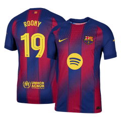 Barcelona ROONY #19 Domov Fotbalový dres 2025/26 - verze pro hráče - UCL