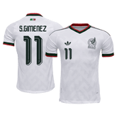 Mexico S.GIMENEZ #11 Pryč Fotbalový dres Mistrovství světa 2026 - verze pro hráče