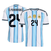 Argentina E. FERNÁNDEZ #24 Domov Fotbalový dres Mistrovství světa 2026 - verze pro hráče
