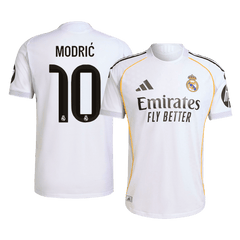 Real Madrid MODRIĆ #10 Domácí Fotbalový dres 2025/26 – verze pro hráče