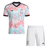 Pánské Belgium Pryč World Cup Fotbalový dres (Jersey+Shorts) Kit Mistrovství světa2026