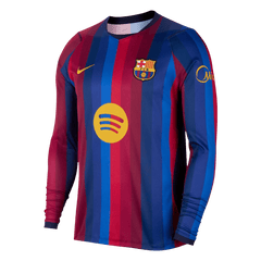 Pánské Barcelona Domov Fotbalový dres s dlouhým rukávem 2026/27