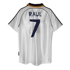 Real Madrid RAUL #7 Domácí Retro fotbalový dres 1999/00