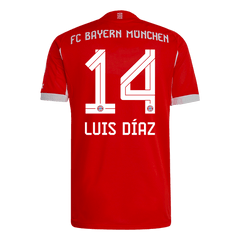 Bayern Mnichov LUIS DÍAZ #14 Domácí Fotbalový dres 2025/26 - Verze pro hráče