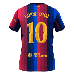 Pánské Barcelona LAMINE YAMAL #10 Domov Fotbalový dres 2026/27 - UCL