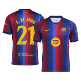 Pánské Barcelona F. DE JONG #21 Domov Fotbalový dres 2026/27 - UCL