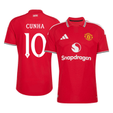 Manchester United CUNHA #10 Domov Fotbalový dres 2026/27 - verze pro hráče - UCL