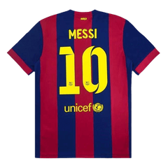 Barcelona MESSI #10 Home Retro Football Jersey 2014/15