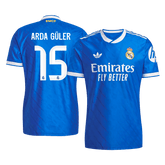 Real Madrid ARDA GÜLER #15 Třetí pryč Fotbalový dres 2025/26 - verze pro hráče