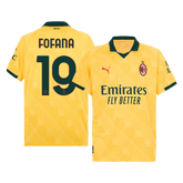 Pánské AC Milan FOFANA #19 Třetí pryč Fotbalový dres 2025/26