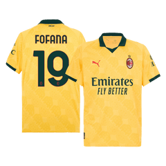 Pánské AC Milan FOFANA #19 Třetí pryč Fotbalový dres 2025/26