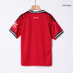 Manchester United Kids' Home Kit (Shirt + Shorts) 2025/26