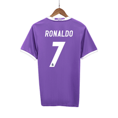 Real Madrid RONALDO #7 venkovní retro fotbalový dres 2016/17