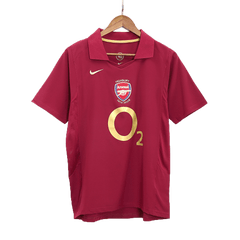 Arsenal BERGKAMP #10 Home Retro Football Jersey 2005/06