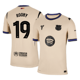 Barcelona ROONY #19 Pryč Fotbalový dres 2025/26 - verze pro hráče - UCL