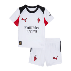 Děti AC Milan Pryč Fotbalový dres Kit(dres + šortky) 2025/26