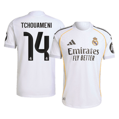 Real Madrid TCHOUAMENI #14 Domov Fotbalový dres 2025/26 - verze pro hráče