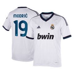 Real Madrid MODRIĆ #19 Domov Retro fotbalový dres 2012/13