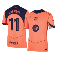 Barcelona RAPHINHA #11 Třetí pryč Fotbalový dres 2025/26 - verze pro hráče - UCL