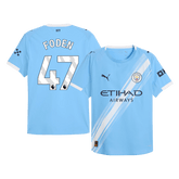 Manchester City FODEN #47 Home Football Shirt 2025/26 - Player Version