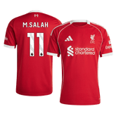 Liverpool M.SALAH #11 Home Men's Football Jersey 2025/26