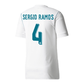 Real Madrid SERGIO RAMOS #4 Domácí Retro fotbalový dres 2017/18