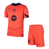 Pánské Barcelona Třetí pryč Fotbalový dres (Jersey+Shorts) Kit 2025/26