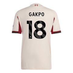 Liverpool GAKPO #18 Pryč Fotbalový dres 2025/26 - verze pro hráče