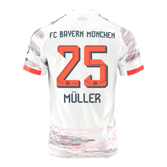 Pánský venkovní fotbalový dres Bayern Mnichov MÜLLER #25 2025/26