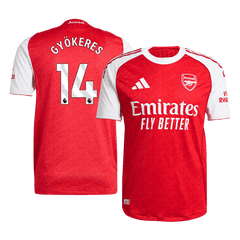 Arsenal GYÖKERES #14 Home Football Shirt 2025/26 – Player Version