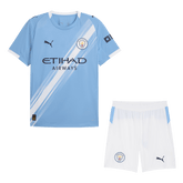 Manchester City men's home jersey set (jersey+shorts) 2025/26